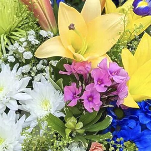 Choix du fleuriste '' Le Coloré''