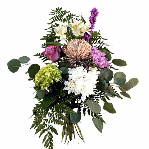 choix du fleuriste - touche de mauve